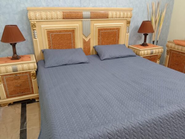 Gray Quilted micro fabric Bedsheet - Image 3