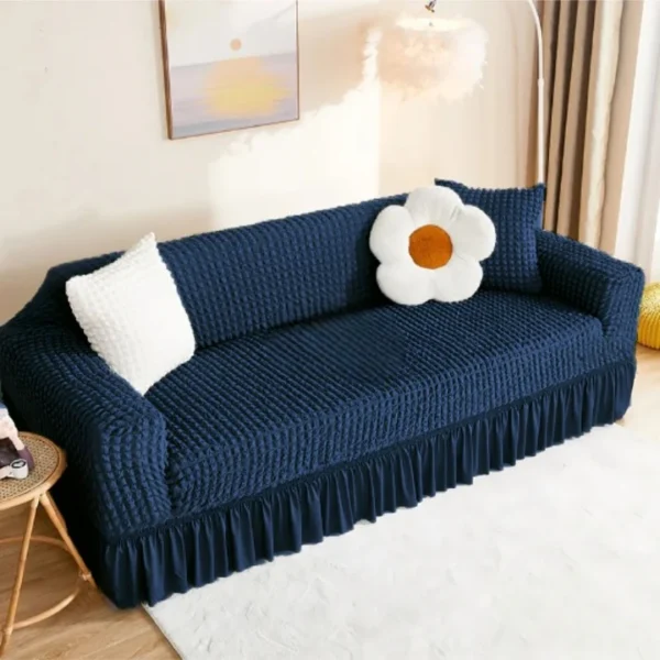 Blue Bubble Sofa Cover ( Turkish Style ) - Image 2